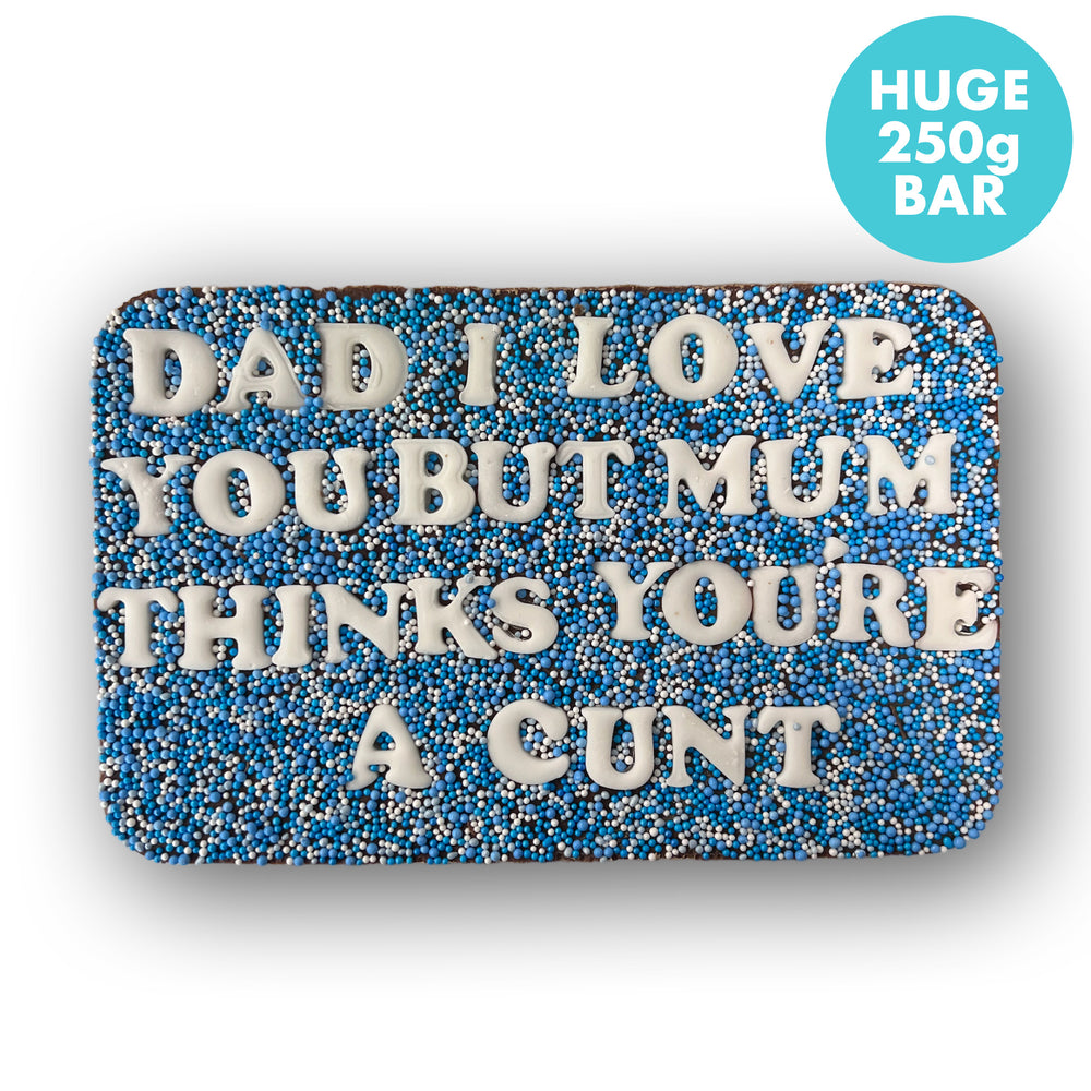 Dad Cunt Chocolate Slab #1 image